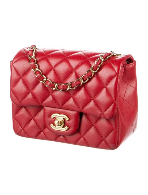 mini red chanel|Chanel small bag with price.